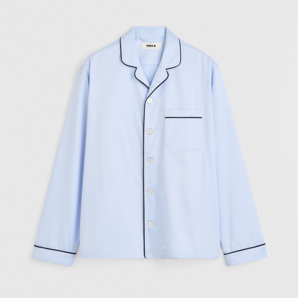 正規販売店 テクラ TEKLA パジャマ 長袖シャツ メンズ レディース ルームウェア サテン PAJAMA SATINの画像