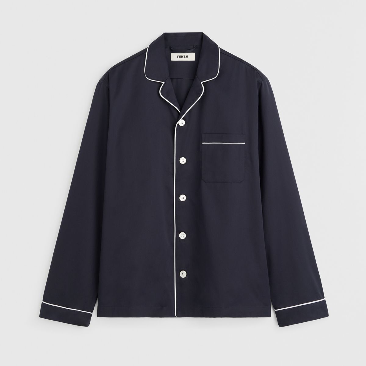 正規販売店 テクラ TEKLA パジャマ 長袖シャツ メンズ レディース ルームウェア サテン PAJAMA SATINの画像