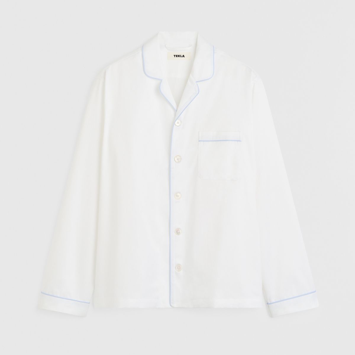 正規販売店 テクラ TEKLA パジャマ 長袖シャツ メンズ レディース ルームウェア サテン PAJAMA SATINの画像