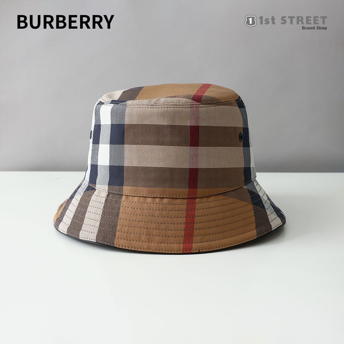 バーバリー BURBERRY バケットハット ブラウン 帽子 ハット 