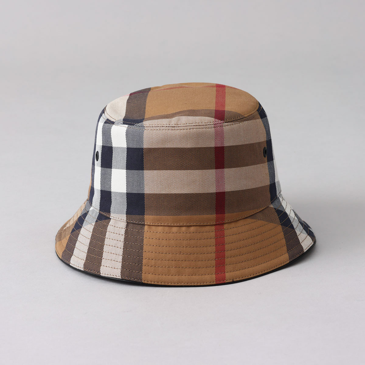 【美品】BURBERRYバケットハット ベージュ BURBERRY - バーバリー バケットハット ベージュ チェック柄