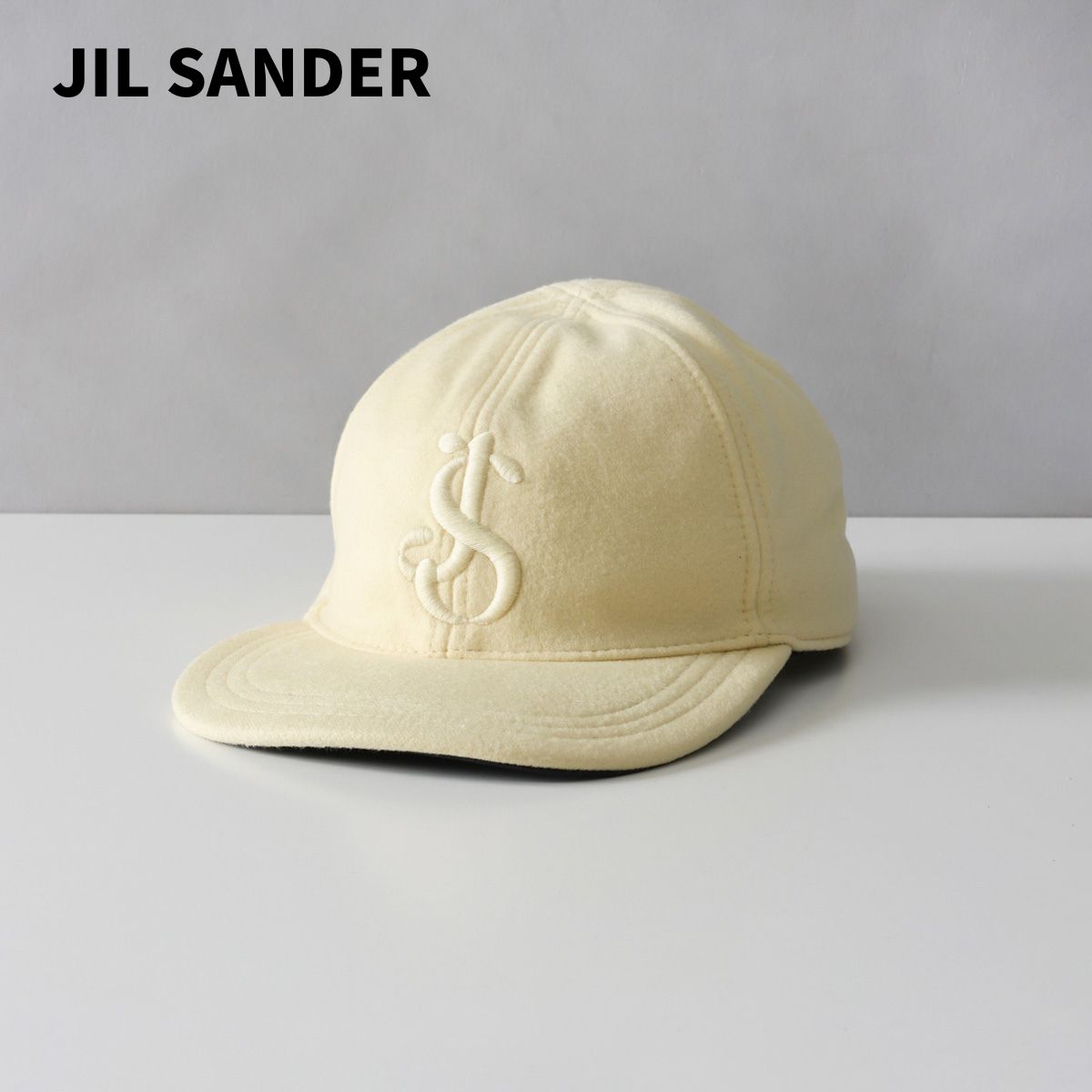 Jil Sander ロゴ ベースボールキャップ ブラウン s-musee_361015025