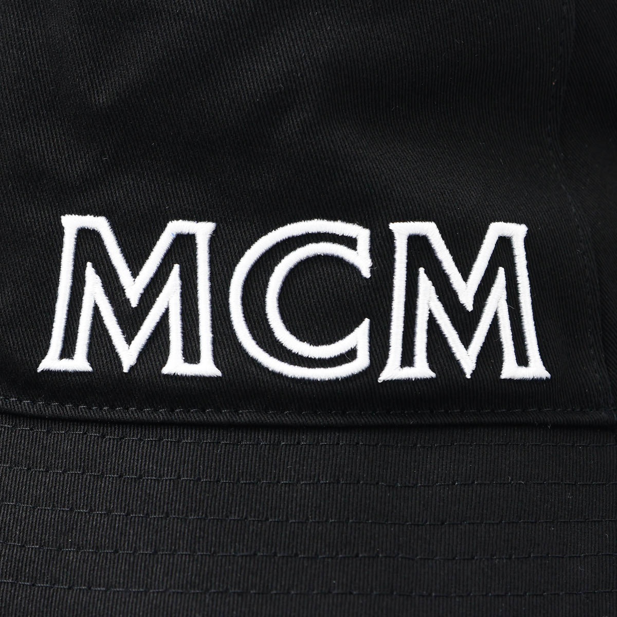 MCM 並行輸入 エムシーエム 帽子 ブラック ハット ロゴ バケハ