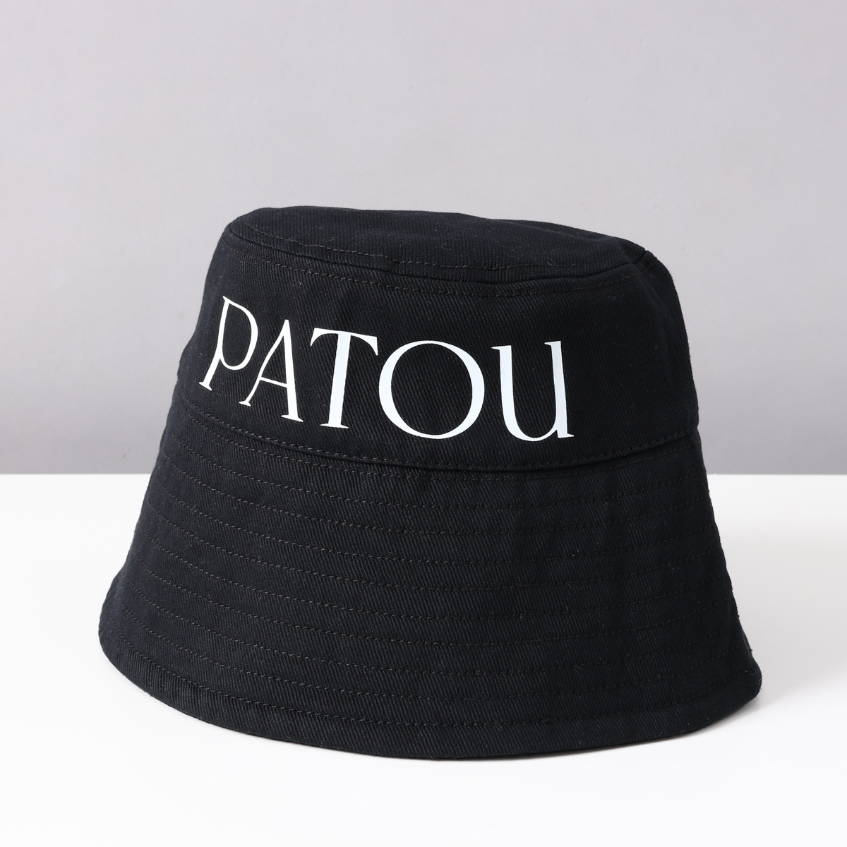 パトゥ PATOU バケットハット 帽子 ロゴ 刺繍 コットン AC027 HATS