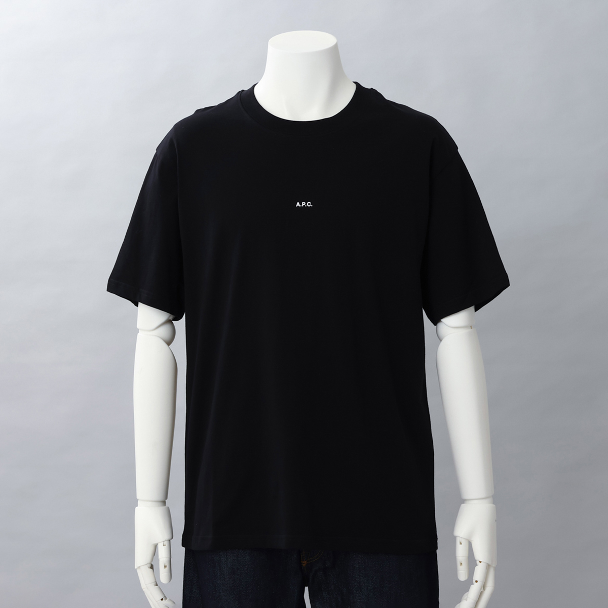 アーペーセー A.P.C. メンズTシャツ Tシャツ コットン ロゴ クルー 