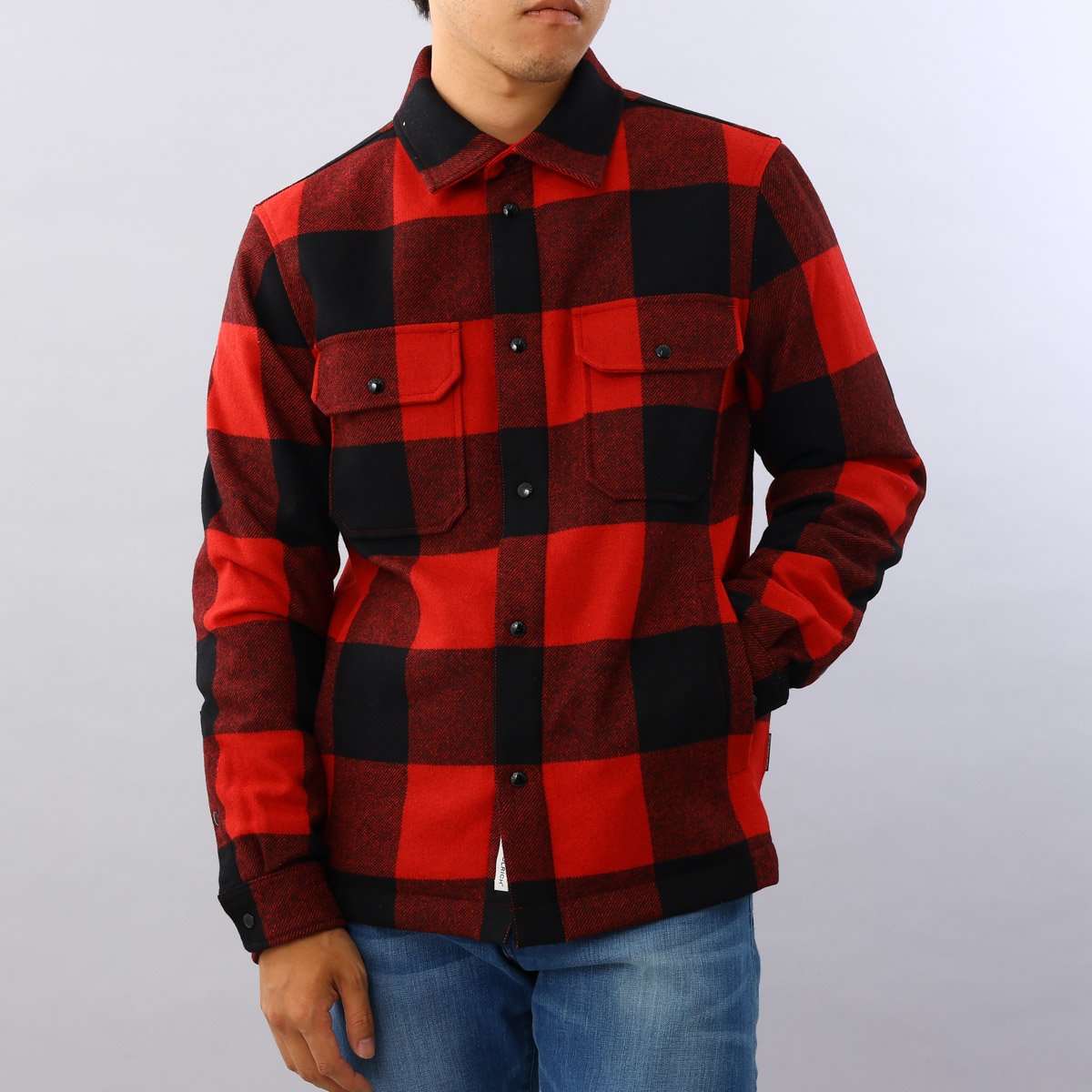 ウールリッチ WOOLRICH シャツ CFWOOS0067MRUT3046-23 5321 アラスカン ジャケット アウター ウール チェック 赤