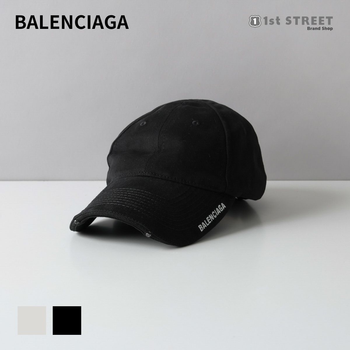 バレンシアガ BALENCIAGA キャップ 744295 416B8 9960 1077 帽子 LEDライト付 ライト 光る ブランドロゴ  ユニセックス メンズ レディース
