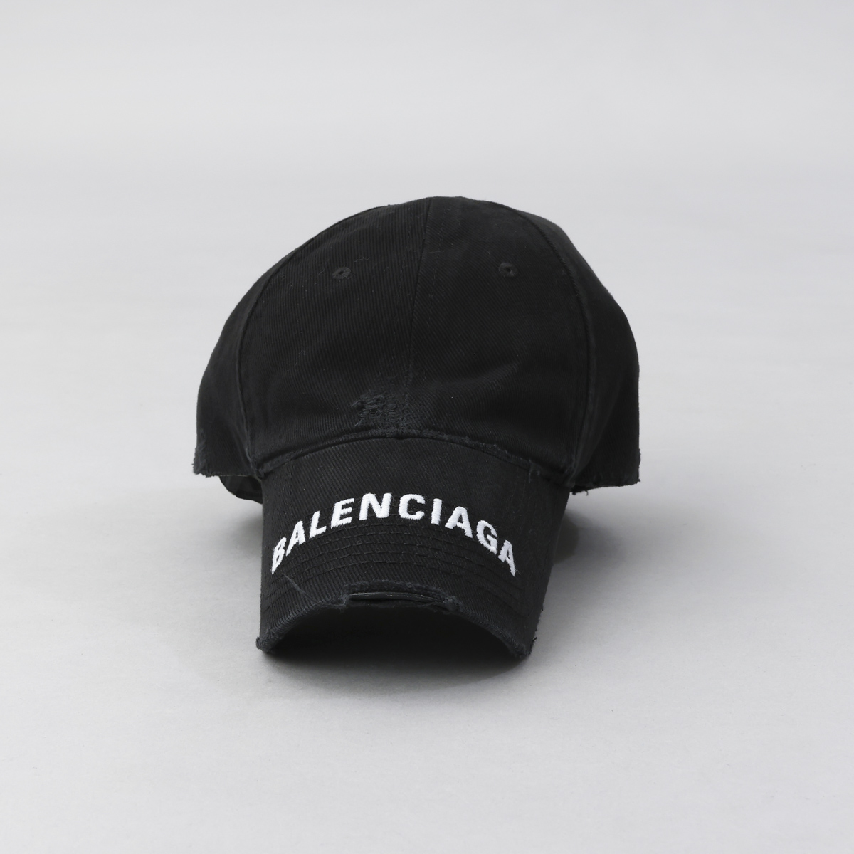 バレンシアガ BALENCIAGA キャップ ブラック 帽子 ブランドロゴ ベースボールキャップ 黒 人気 745132 BLACK WHITE  410B2 1077 ユニセックス メンズ レディース