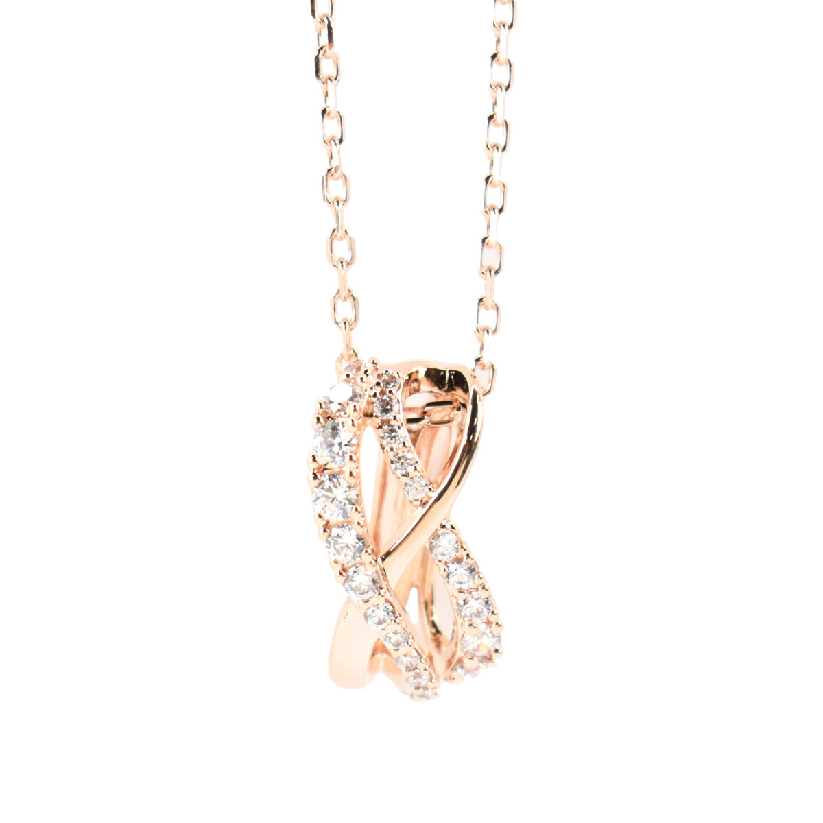 スワロフスキー SWAROVSKI ペンダント 5620549 TWIST NECKLACE WHITE