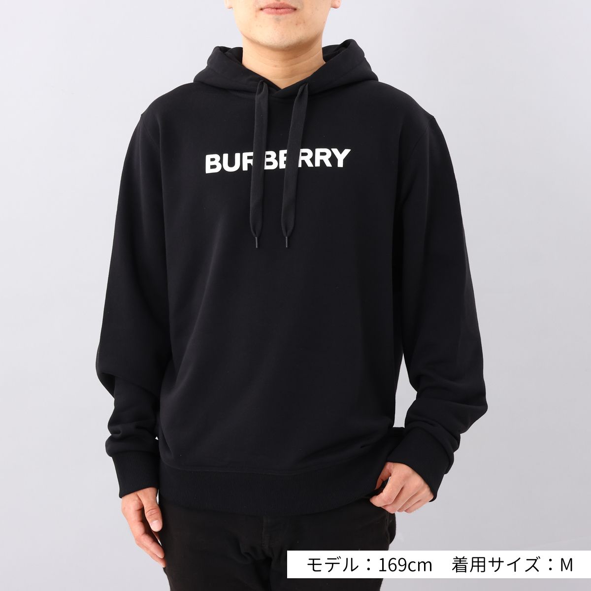 バーバリー BURBERRY メンズパーカー ブラック 8055318 128262 A1189