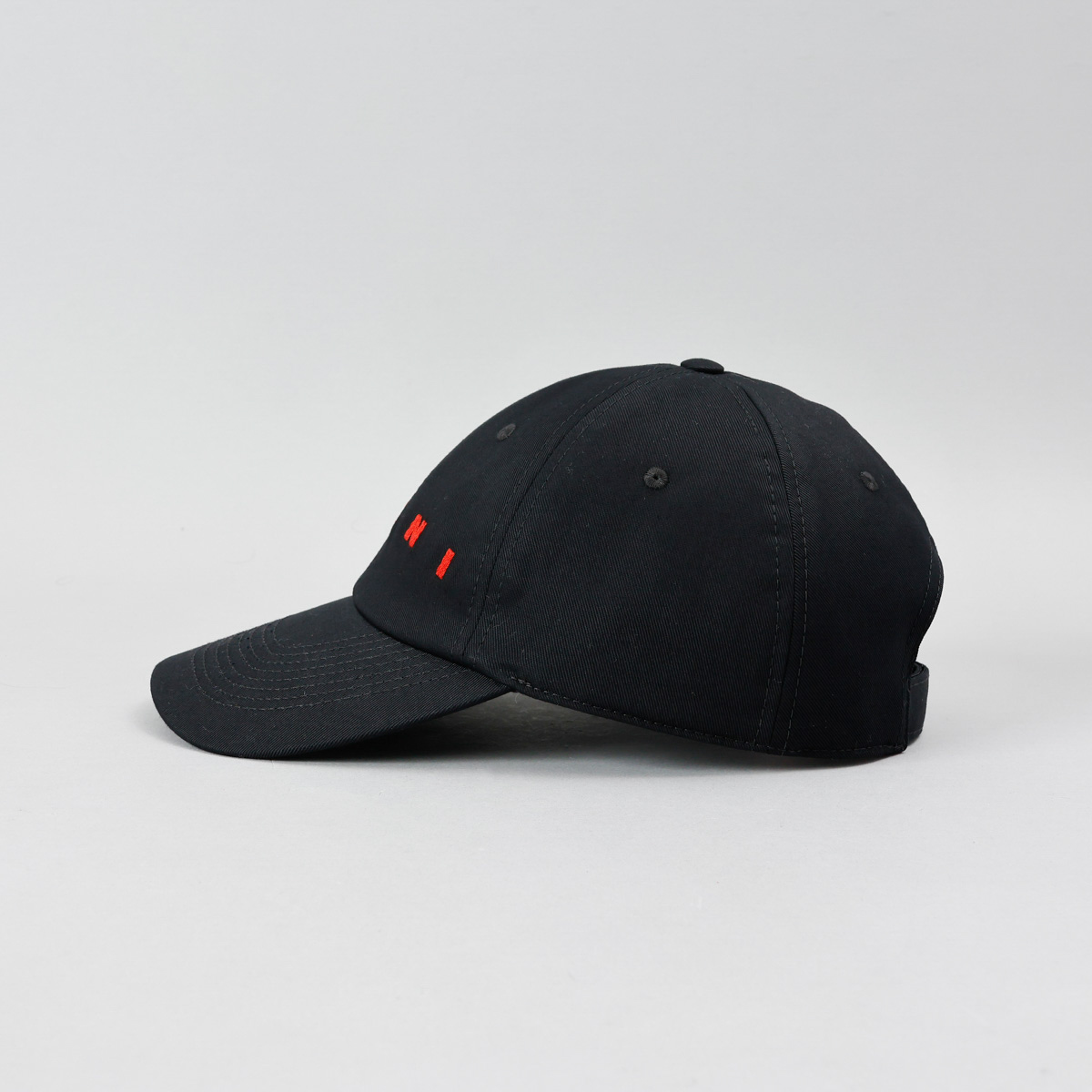 MARNI マルニ 帽子 ブラック キャップ ロゴキャップ 黒