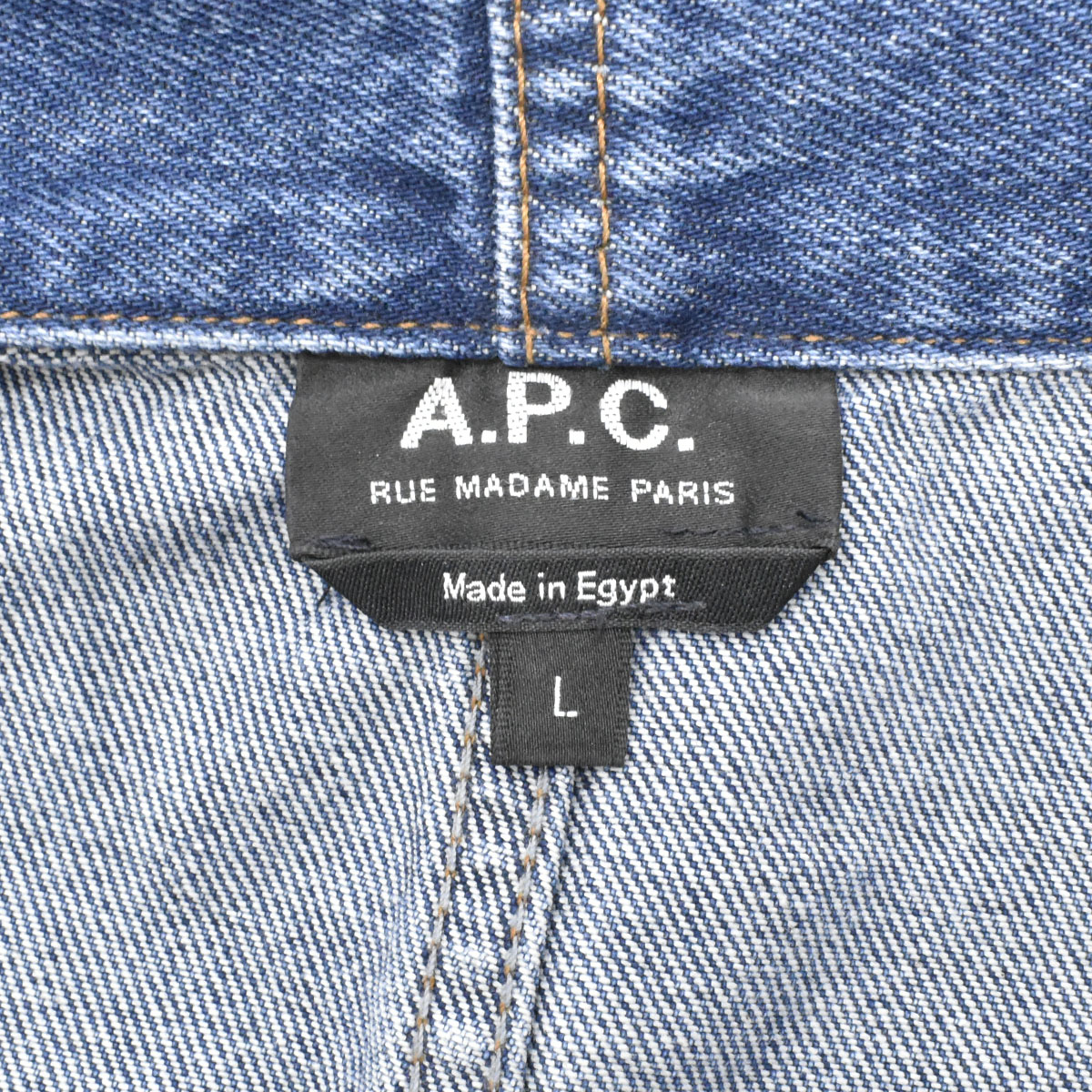 アーペーセー A.P.C. デニムジャケット ウォッシュドインディゴ H02717