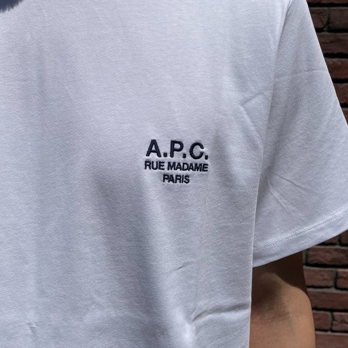 アーペーセー A.P.C. Tシャツ ホワイト T-SHIRT RAYMOND メンズ H26840 COEZC AAB