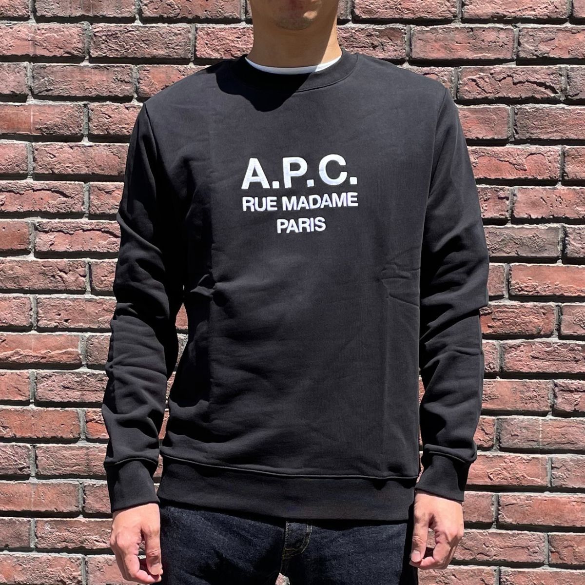 アーペーセー A.P.C. スウェット ブラック SWEAT RUFUS メンズ H27500 COEZD LZZ