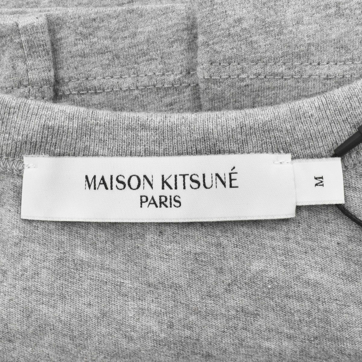 メゾンキツネ MAISON KITSUNE Tシャツ ライトグレー メンズ