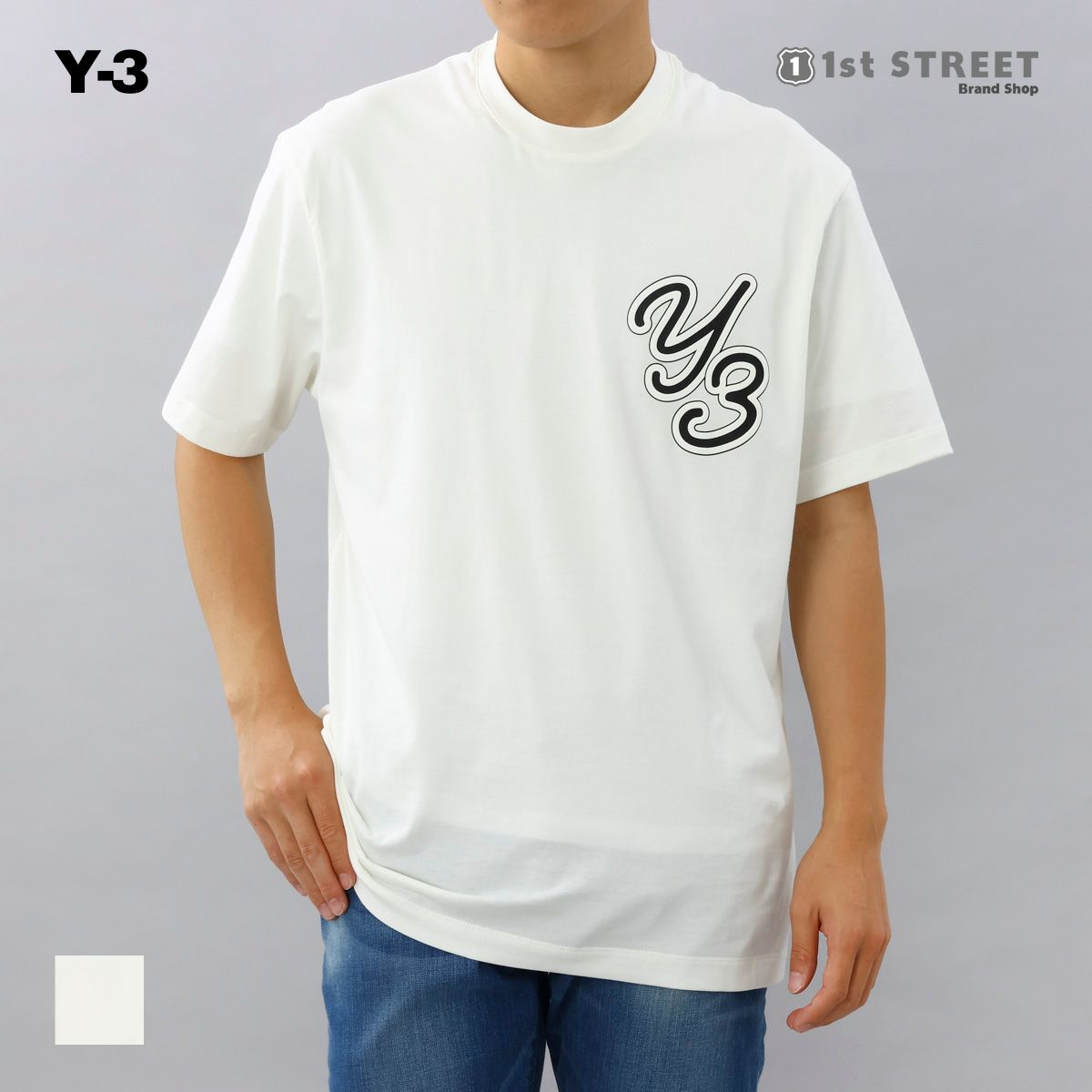 ワイスリー Y-3 Tシャツ OFF WHITE ホワイト IT7522 ボクシー ティーシャツ ルーズフィット クルーネック アディダス メンズ  レディース ユニセックス