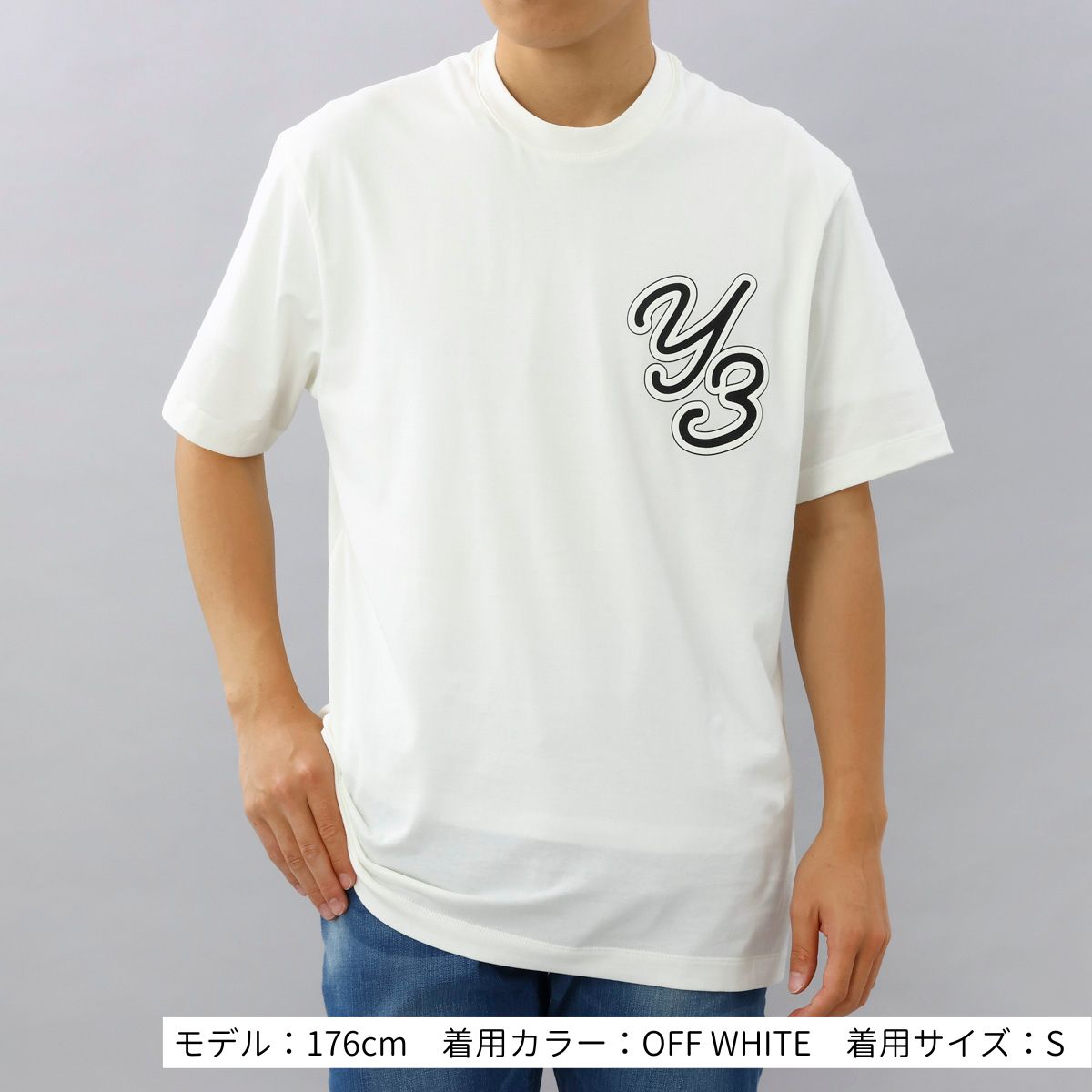 ワイスリー Y-3 Tシャツ OFF WHITE ホワイト IT7522 ボクシー ティー