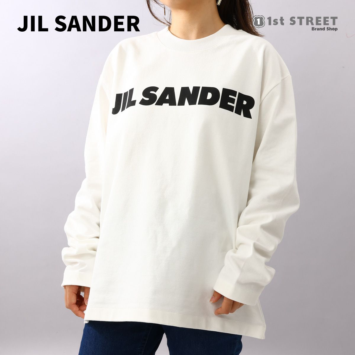ジルサンダー JIL SANDER レディースTシャツ ホワイト J02GC0107 