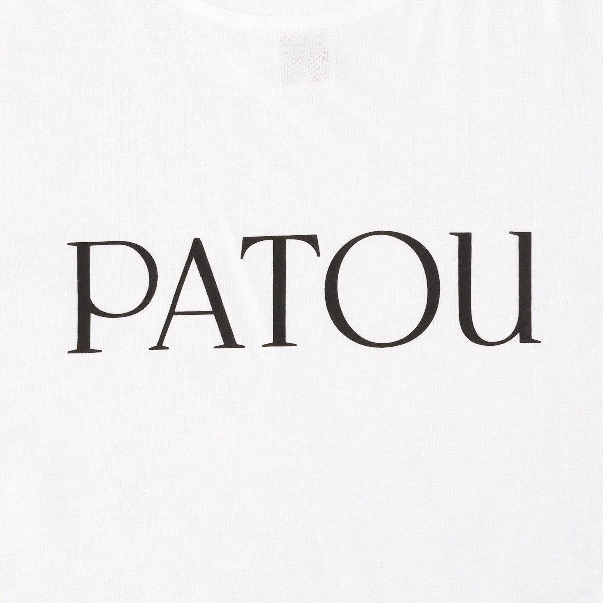 パトゥ PATOU Tシャツ ホワイト JE029 001W JERSEY ロゴ おしゃれ 人気 ブランド レディース