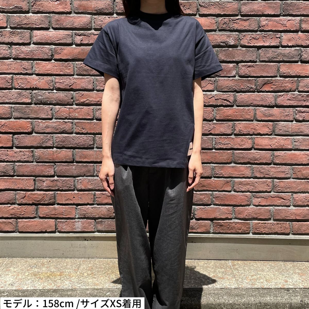 ジルサンダー JIL SANDER レディースTシャツ ダークネイビー 706540