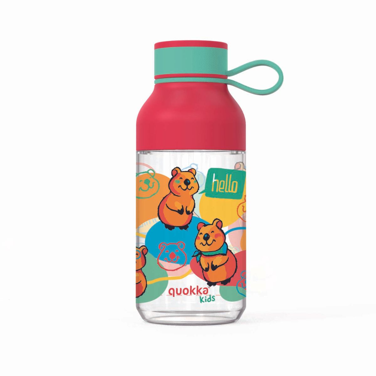 クオッカ QUOKKA タンブラー 430ml KIDS キッズ ストラップ付 ICE｜1ststreet｜03