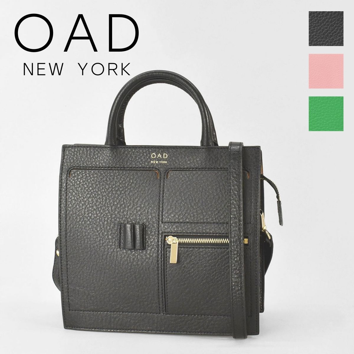 OAD NEWYORK/オーエーディー KIT ZIP サッチェルバック-