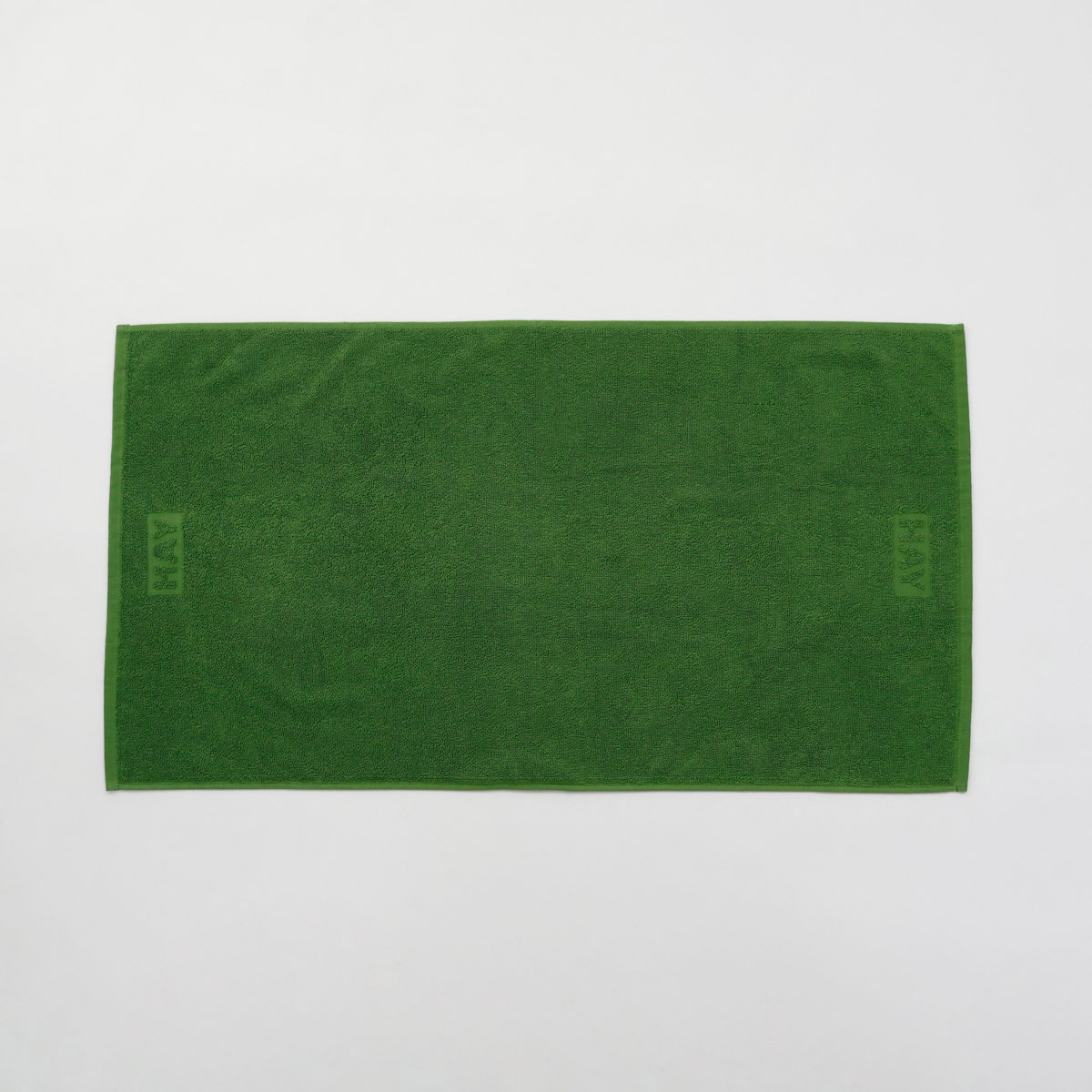 HAY バスタオル　緑　3枚 HAY（ヘイ） 並行輸入 タオル 50×90cm ハンドタオル 無地 エコテックス