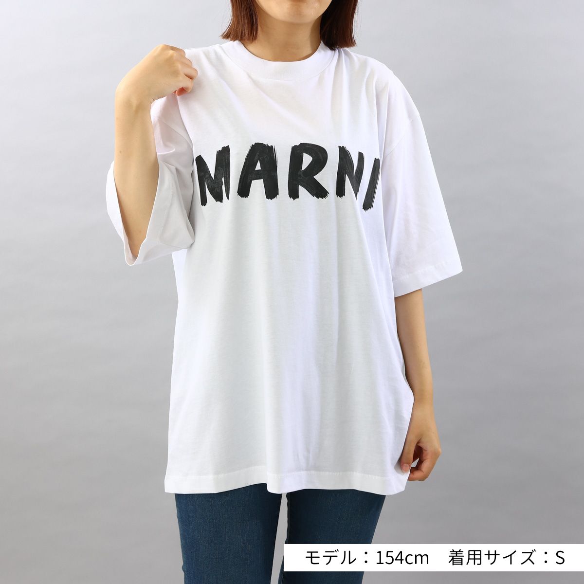 マルニ MARNI Tシャツ ロゴT コットン 半袖 おしゃれ 人気 