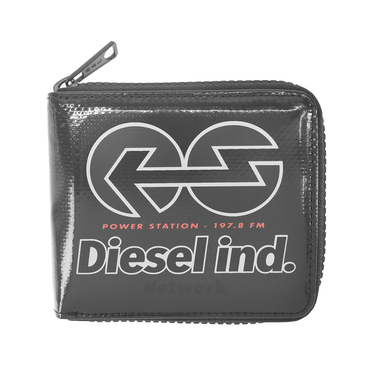ディーゼル DIESEL 2つ折財布 ブラック X08996 HIRESH メンズ