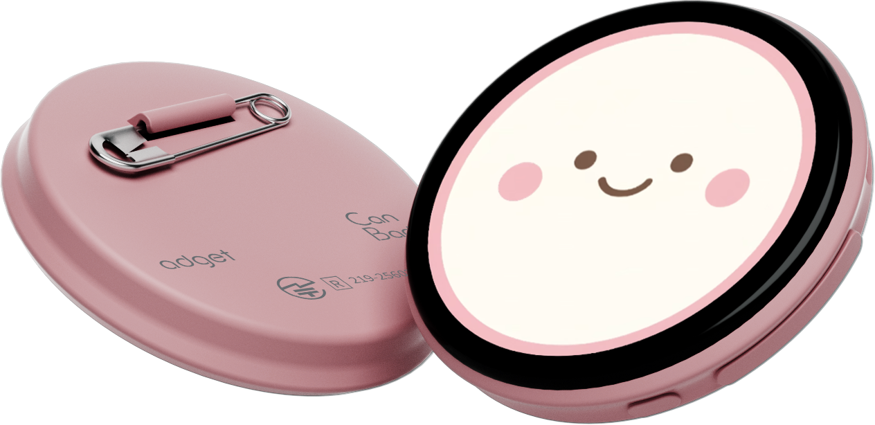 Can-Badge キャンバッジ デジタル缶バッジ 推し活グッズ 画像 動画 スライドショー スマホ転送 キーホルダー スタンド付き 推し 写真 可愛い |  | 01