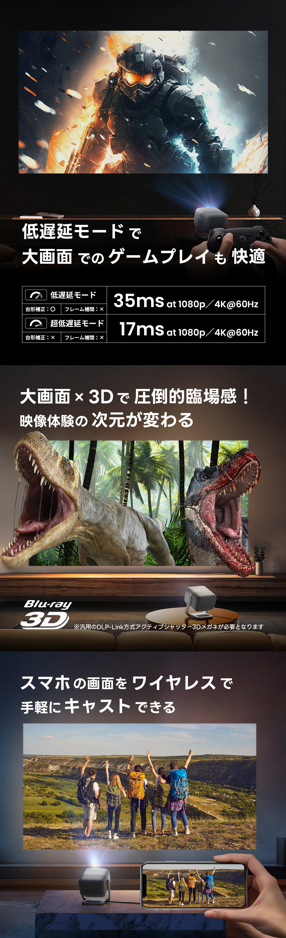 MGO ゲーム、３D、視力保護