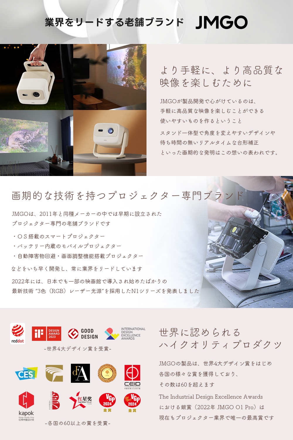 JMGO N1S nano ブランド紹介