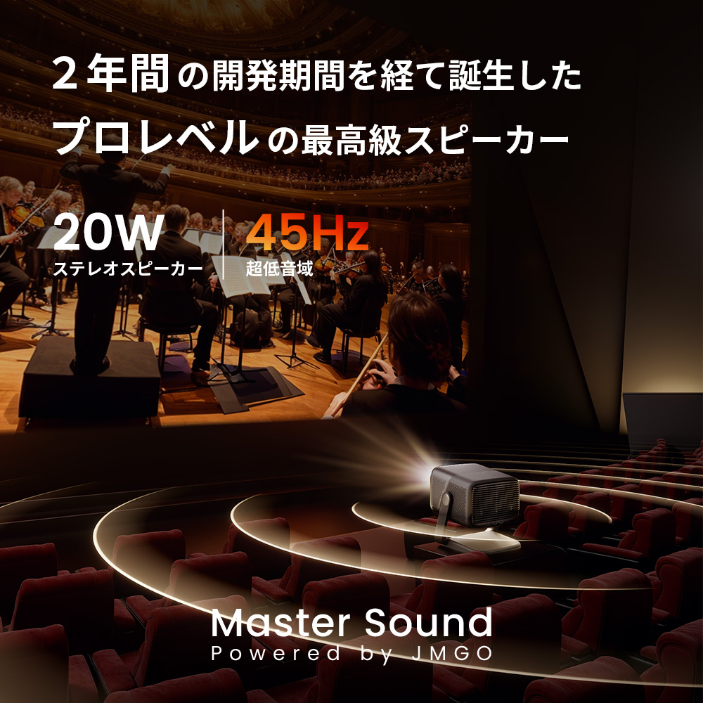 JMGO N1S Ultimate 4K サウンド