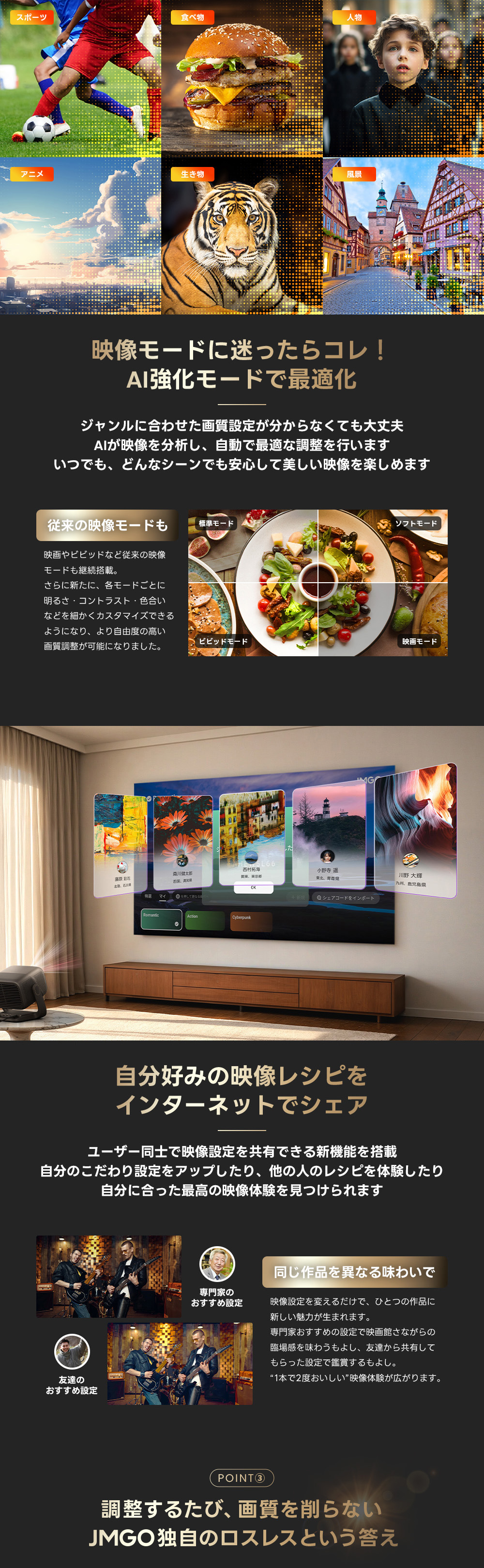 N3 Ultimate AI強化モードで常に最適な投影、自分好みの投影レシピをシェア