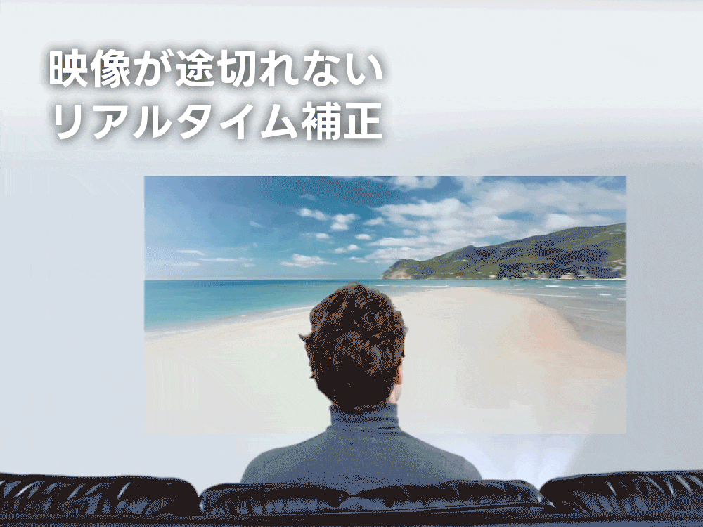 JMGO PicoPlay+ リアルタイム台形補正