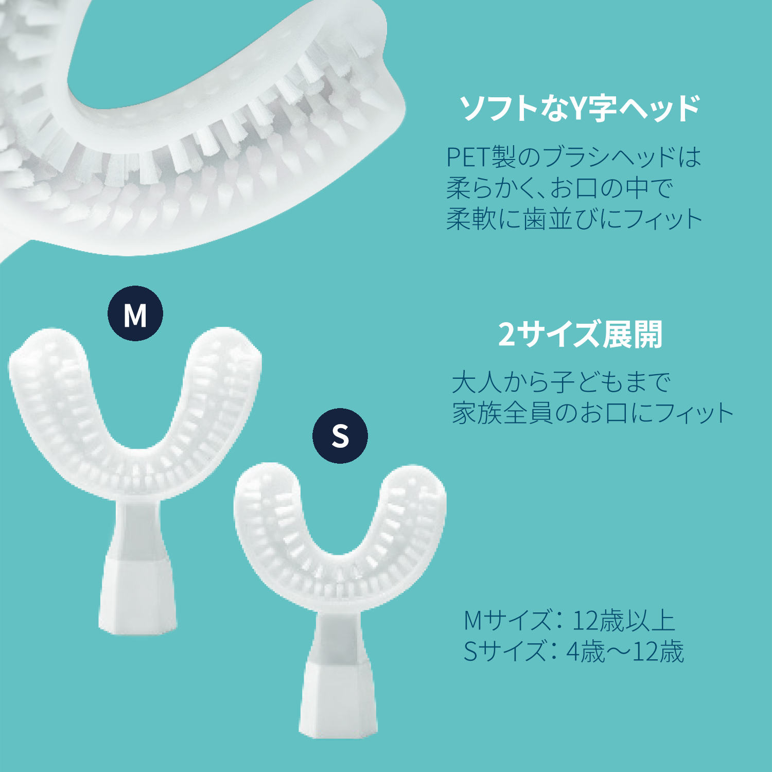 Y-BRUSH ワイブラシ専用ブラシヘッド フランス生まれの時短電動