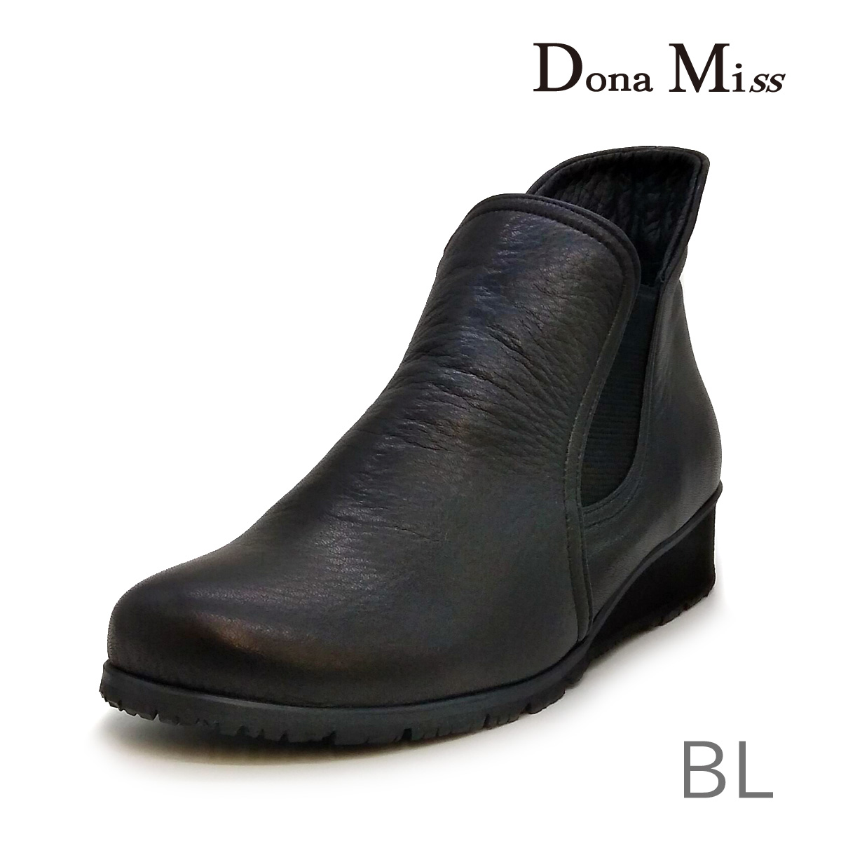 Dona Miss（ドナミス） 307 レディース ショートブーツ サイドゴア 靴 
