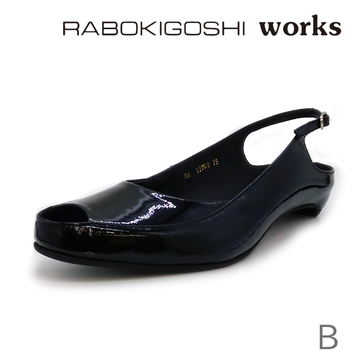 RABOKIGOSHI works ラボキゴシ　ワークス バックストラップ パンプス 12760 大...