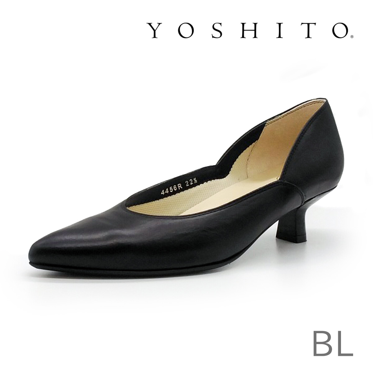 YOSHITO ヨシト レディース プレーン パンプス Y4456R 靴 本革 : 202 