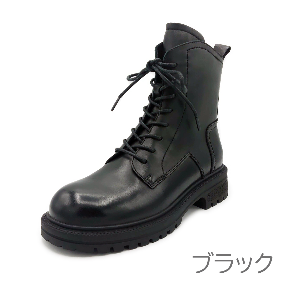 レディース レースアップ ショートブーツ YP-2359-36 内ファスナー JFC 