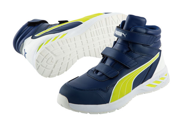 （特別価格）（生産終了）PUMA プロスニーカー JAPAN ATHLETIC RIDER 2.0 MID  アスレチック ライダー 2.0 63.355.0 ブルー ミッド 安全靴 プーマ｜21248｜02