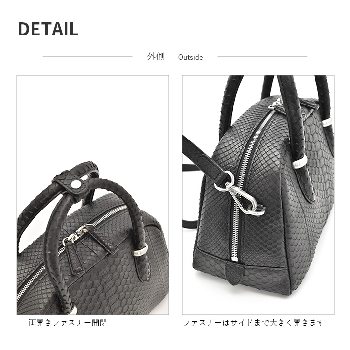 ほぼ未使用品 FINDIG 蛇革 ダイヤモンドパイソンレザー ショルダーバッグ ダイヤモンドパイソン ショルダーバッグ サコッシュ スマホショルダー