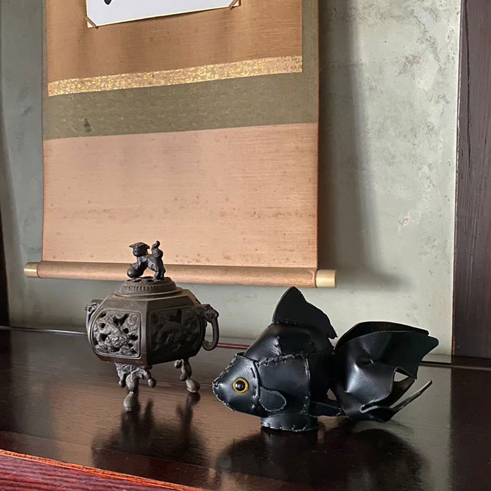 本革 レザークラフト 革で作る 金魚 きんぎょ 初心者 キット 本革 レザークラフト 革で作る 金魚 きんぎょ 初心者 キット
