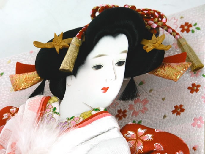 羽子板 初正月 ケース飾り 花飾り 押絵羽子板 fz-102-1518p-18