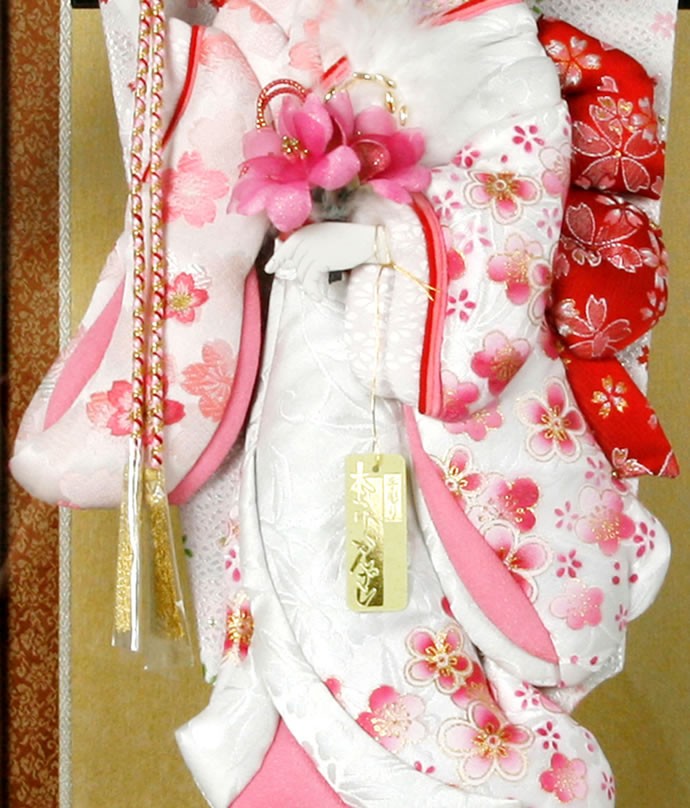 押絵羽子板飾 本仕立正絹 歓喜 平安春峰 伝統工芸品 縁起物