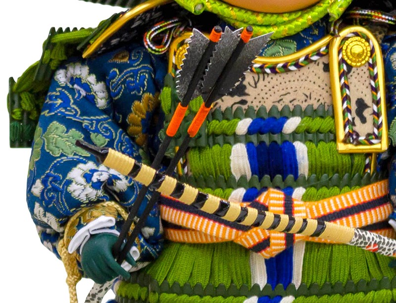 100周年記念祭】五月人形 子供大将飾り 単品 武者人形 清雲斉作 鎧着