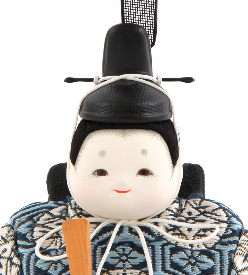幸一光 雛人形 飾り方 コンパクト 収納飾り 木目込み 福 目入頭