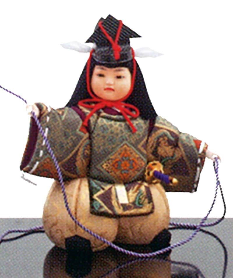 久月 五月人形 平飾り 木目込人形飾り 浮世人形 真多呂作 古今