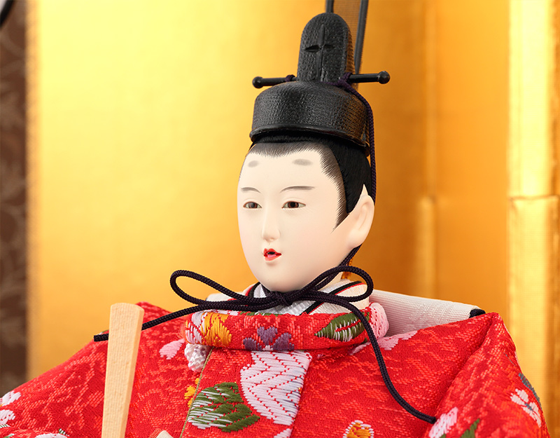 らぴのもりひなまつりNo.3 ひな人形 雛人形「ほのほの うさぎと三日月の丸紋・桜色」｜雛人形の通販