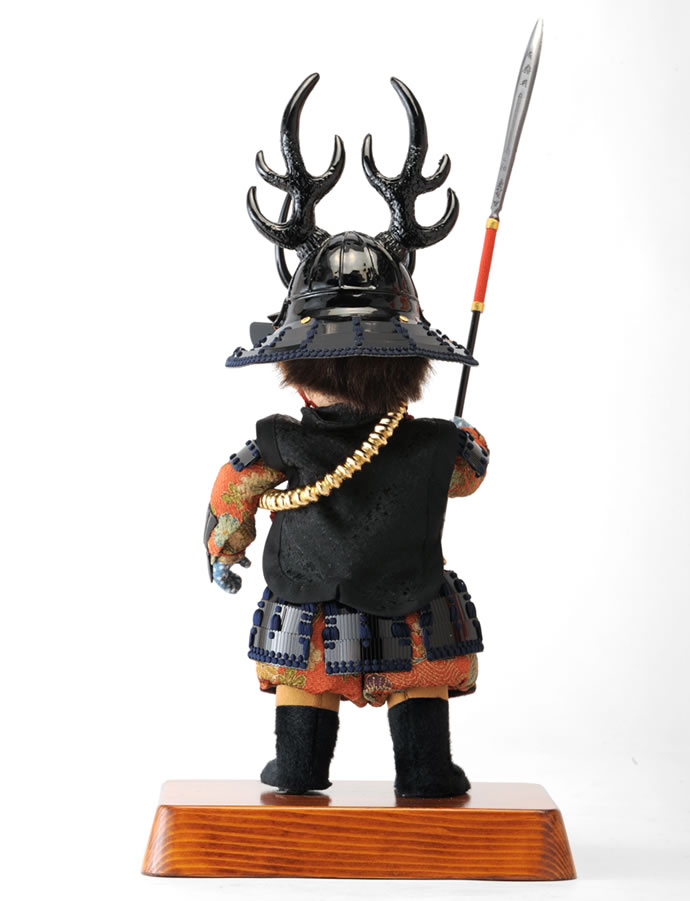 五月人形 大将　毛皮付き　13号 鎧着大将 京頭 川瀬健山 【五月人形】 その他インテリア雑貨